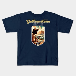 USA - NATIONAL PARK - YELLOWSTONE - Yellowstone Artists Point - 3 Kids T-Shirt